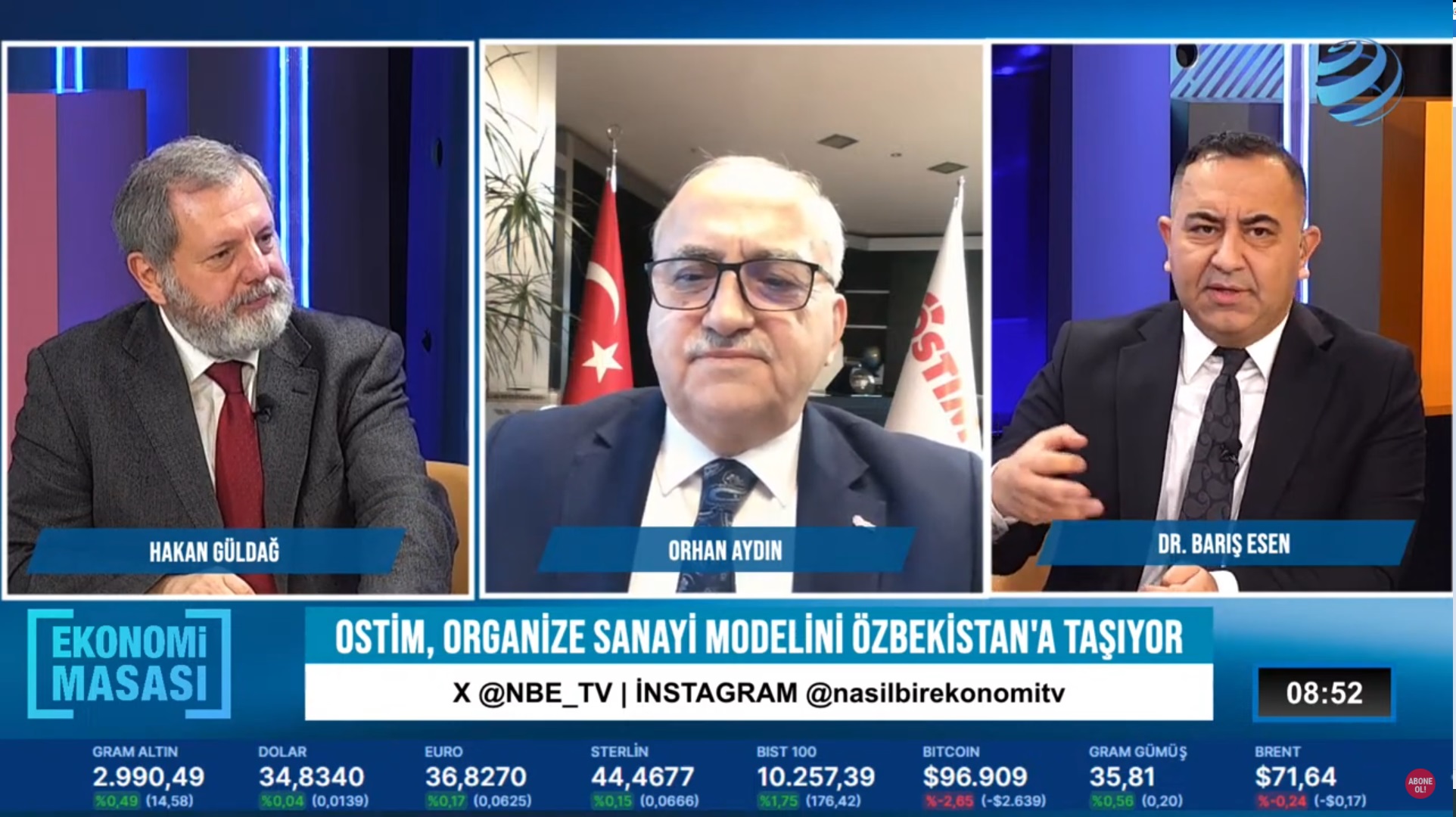 OSTİM Yönetim Kurulu Başkanı Orhan Aydın | NBE TV Ekonomi Masası Programı Canlı Yayınına Konuk Oldu