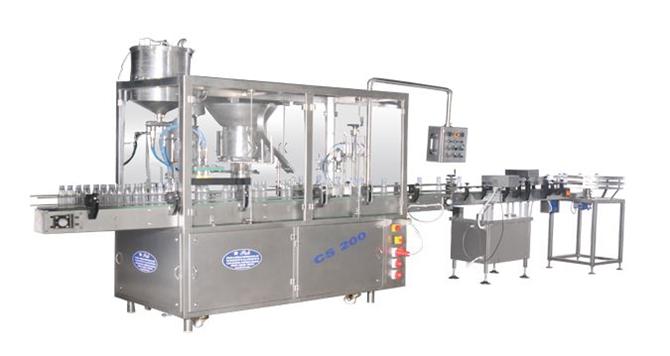 Rcs200 Type Conveyor System 2 Flowmeter Filling and Packaging Machine