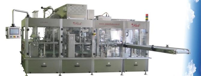 LINEAR SYSTEM 4 FILLING AND PACKAGING MACHINE FOR 95