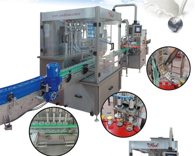 Conveyor System Filling and Capping Machine