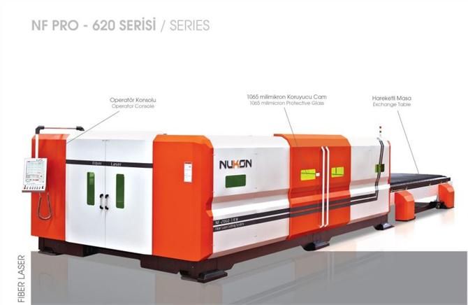 NF PRO 6 Serisi Fiber Lazer Makinesi