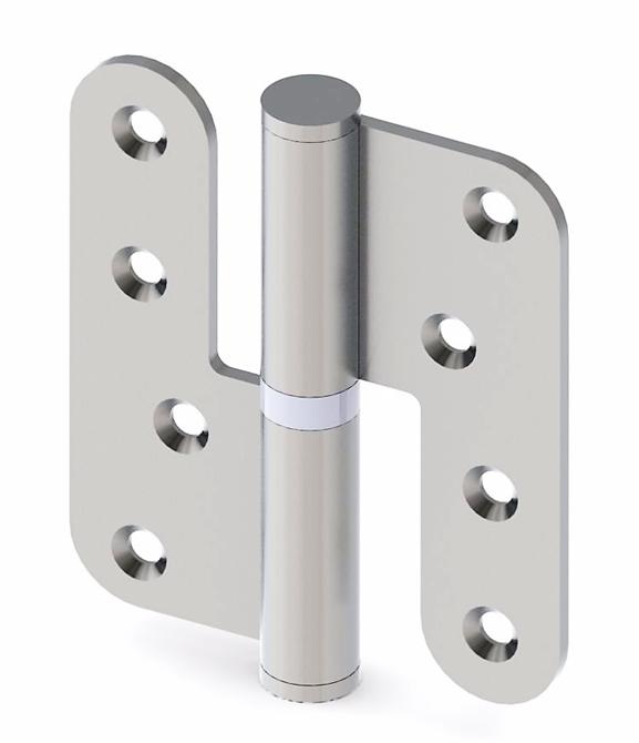 Stainless Door Hinge 88x100x3 mm