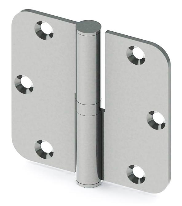 Stainless Door Hinge 82x80x2,5 mm