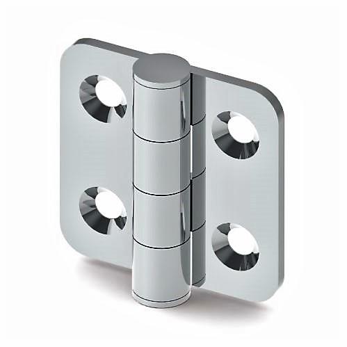 Stainless Leaf Hinge 38x38x2 mm