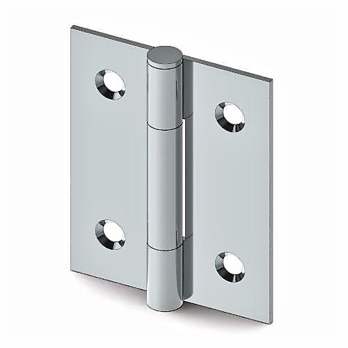 Stainless Leaf Hinge 40x50x1.2 mm