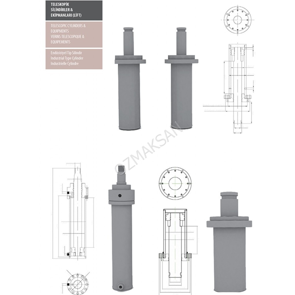 TELESCOPIC CYLINDERS