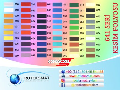 Oracal 641 Series Cutting Foil