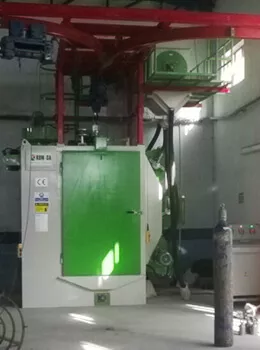 TUBE SANDBLASTING MACHINE