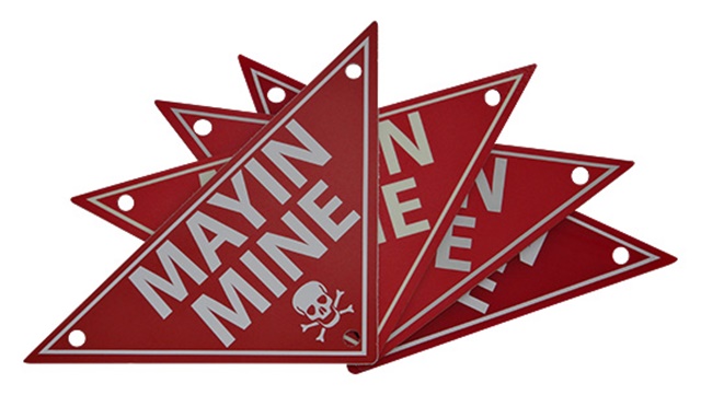 Mine Warning Signs