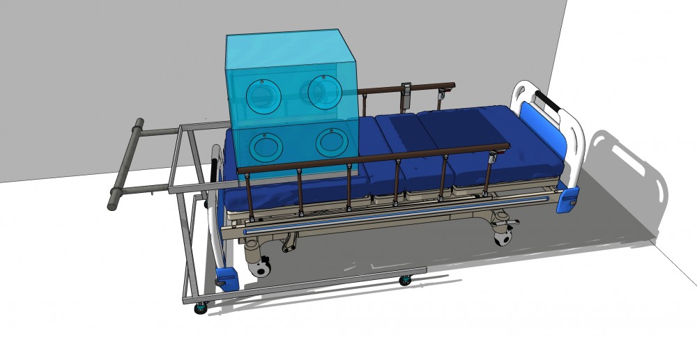 COVID-19 Corona Virus Intubation Cabinet