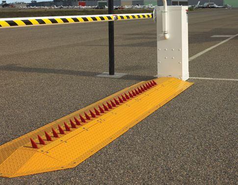 Arm Barrier Vehicle Tire Trap