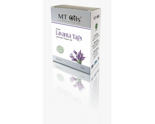 Aromatik Bitkisel Yağlar - MT OILS-Distile Lavanta Yağı 30 ML (Distiled Lavender Flower Oil)