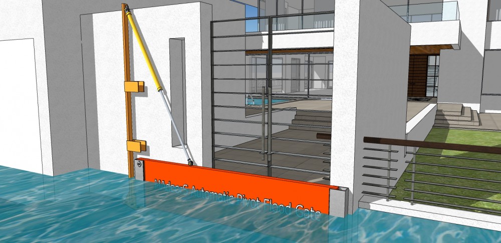 Hydraulic Flood Barrier Gate