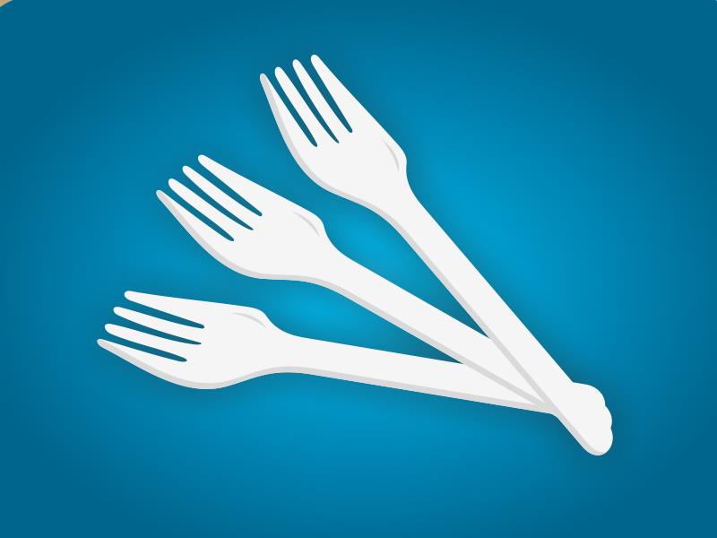 Plastic Fork 10 pcs