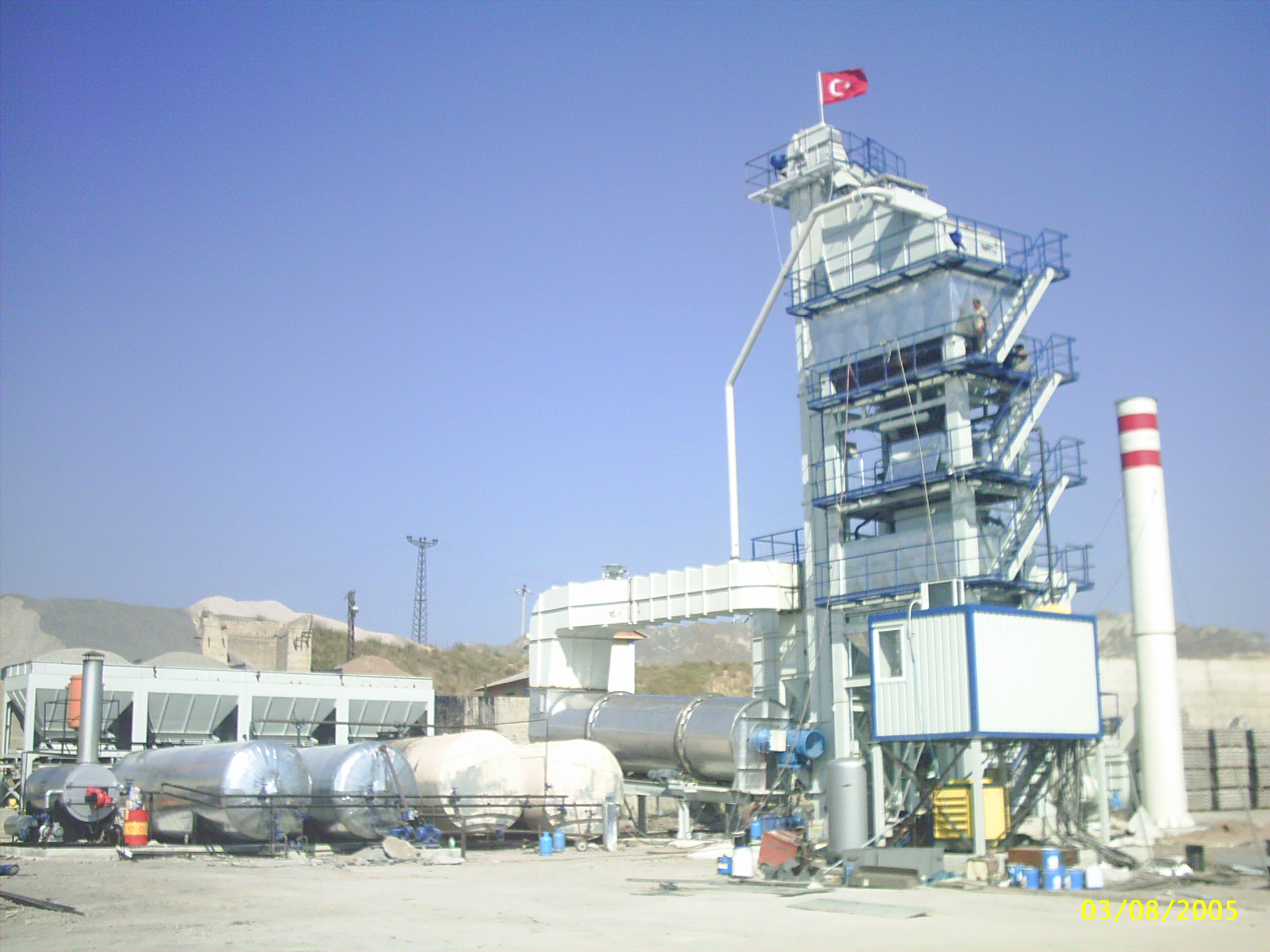 Asphalt batching plants