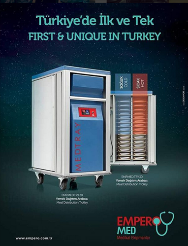 HOSPITAL MEAL DISTRIBUTION TROLLEY ANKARA