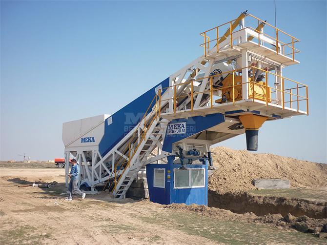 MB-30M Mobile Concrete Batching Plant