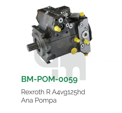 BETON POMPASI / REXROTH R A4VG125HD ANA POMPA