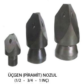 TRIANGLE (PYRAMID) TYPE NOZZLE