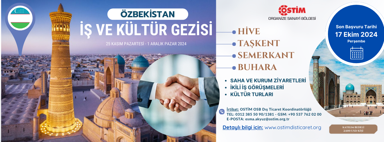 Özbekistan İş ve Kültür Gezisi