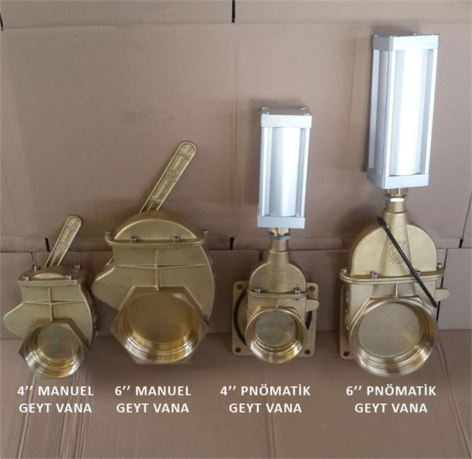 MANUAL AND PNEUMATIC GEYT VALVE