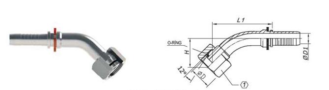 Hose Coupling with Swivel Nut