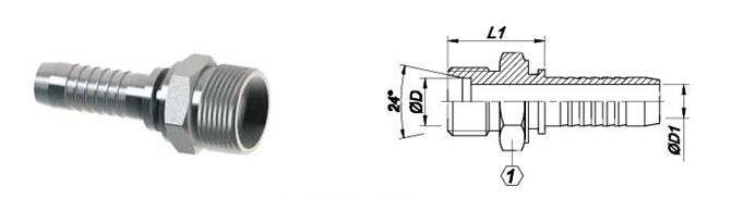 Hydraulic Hose Connector