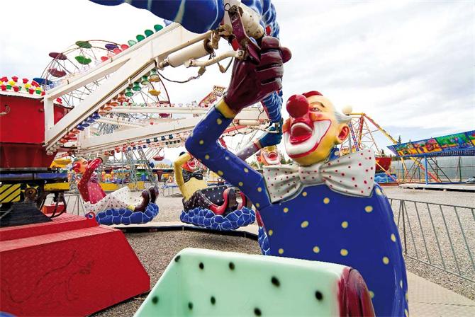 Lunapark Flying Clown Makinesi