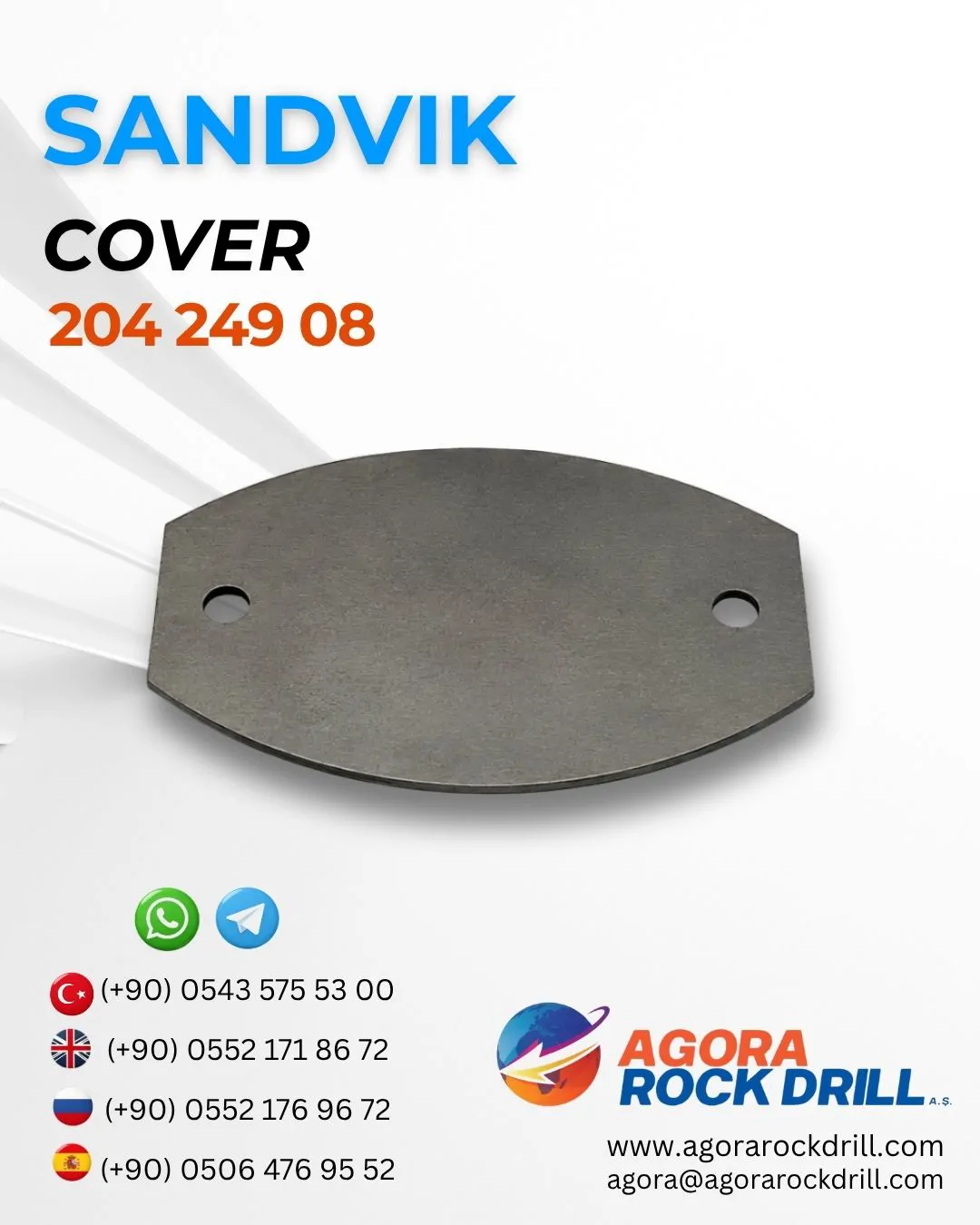 Sandvik - Cover - 204 249 08 - 20424908