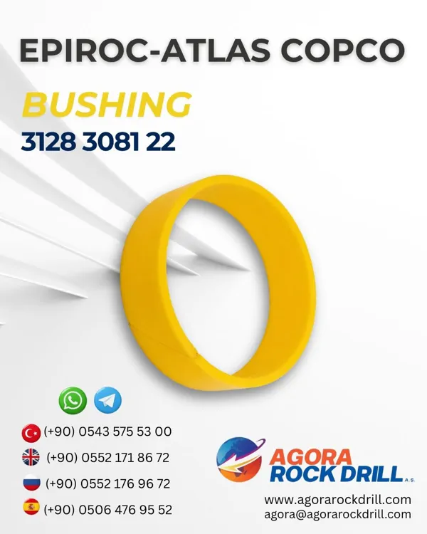 Epiroc - Atlas Copco - Bushing - 3128 3081 22 - 3128308122 - 3128-3081-22