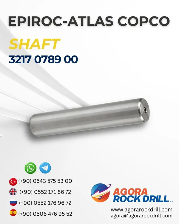Epiroc – Atlas Copco - Shaft - 3217 0789 00 - 3217078900 - 3217-0789-00 