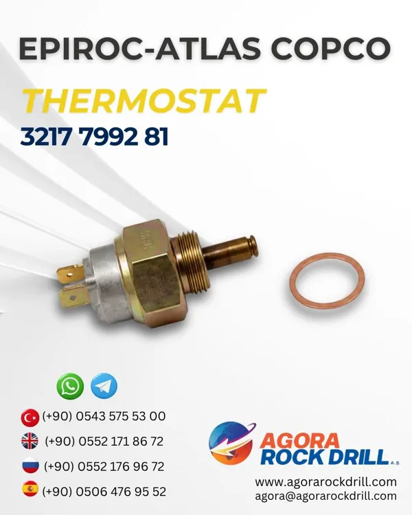 Epiroc – Atlas Copco - Thermostat - 3217 7992 81 - 3217799281 - 3217-7992-81