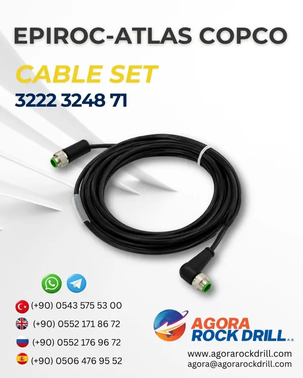 Epiroc – Atlas Copco - Cable Set - 3222 3248 71 - 3222324871 - 3222-3248-71