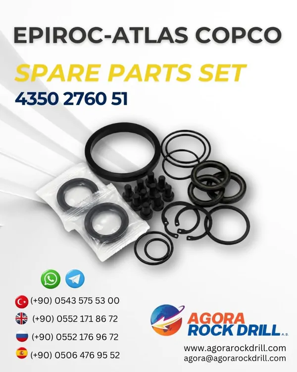Epiroc – Atlas Copco - Spare Parts Set - 4350 2760 51 - 4350276051 - 4350-2760-51