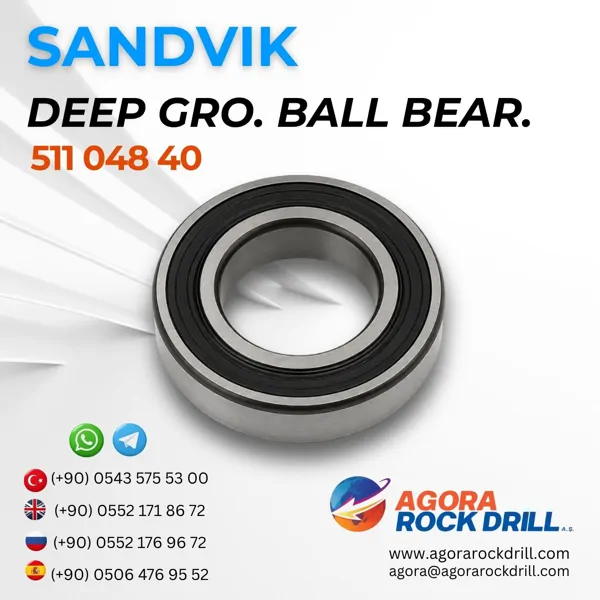 Sandvik - Deep Groove Ball Bearing - 511 048 40 - 51104840