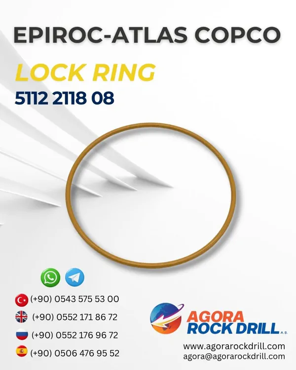 Epiroc – Atlas Copco - Lock Ring - 5112 2118 08 - 5112211808 - 5112-2118-08