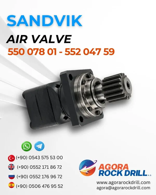 Sandvik - Air Valve - 550 078 01 - 552 047 59 / 55007801 - 55204759