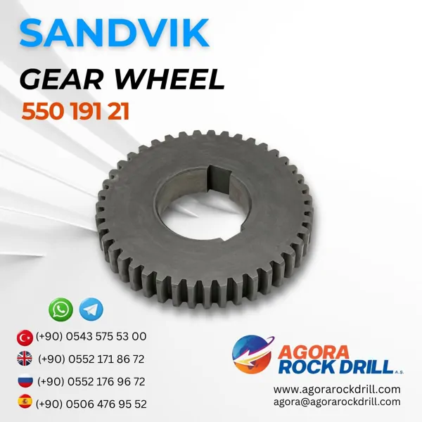 Sandvik - Gear Wheel - 550 191 21 - 55019121