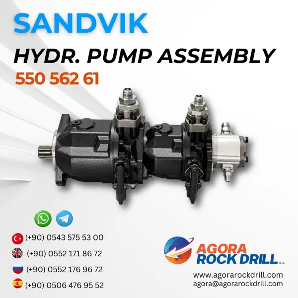 Sandvik - Hydraulic Pump Assembly - 550 562 61 - 55056261