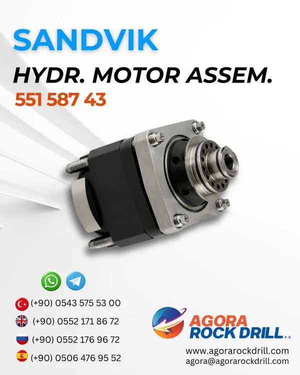 Sandvik - Hydraulic Motor Assembly - 551 587 43 - 55158743