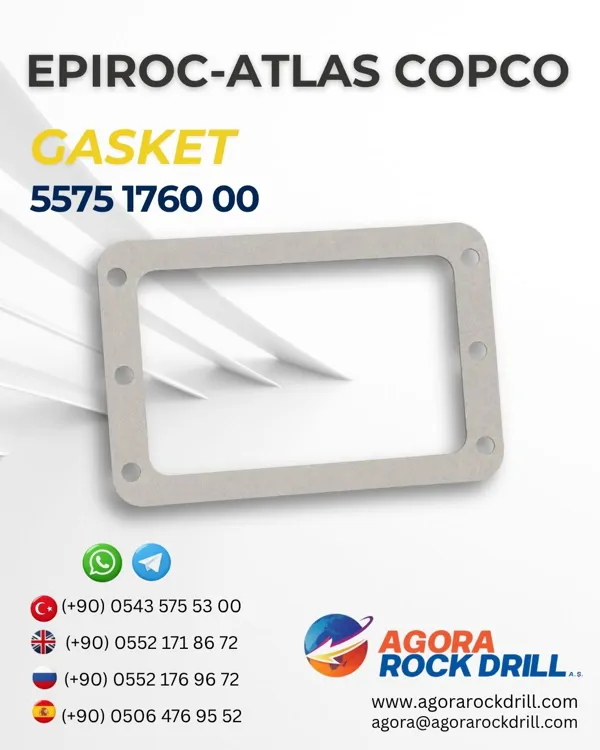 Epiroc – Atlas Copco - Gasket - 5575 1760 00 - 5575176000 - 5575-1760-00
