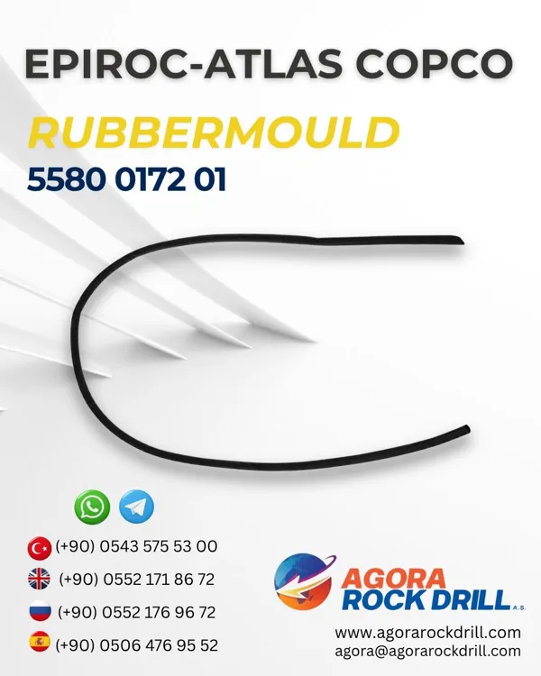 Epiroc – Atlas Copco - Rubbermould - 5580 0172 01 - 5580017201 - 5580-0172-01