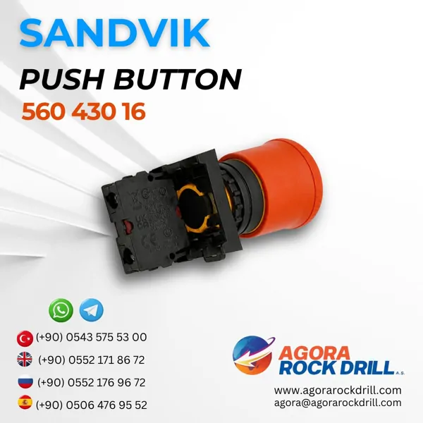 Sandvik - Push Button - 560 430 16 - 56043016 
