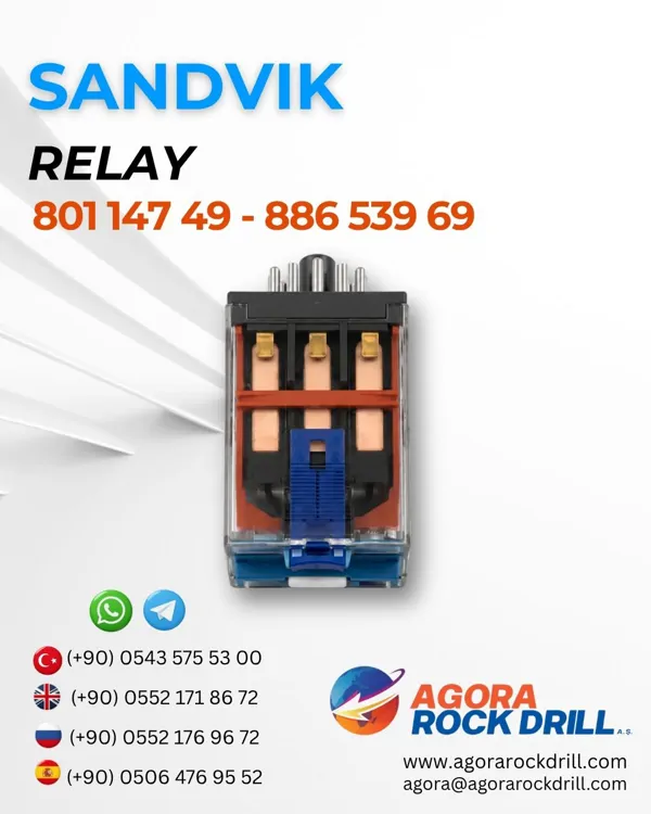 Sandvik - Relay - 801 147 49 - 886 539 69 / 80114749 - 88653969