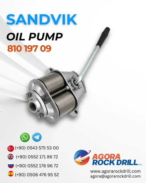 Sandvik - Oil Pump - 810 197 09 - 81019709