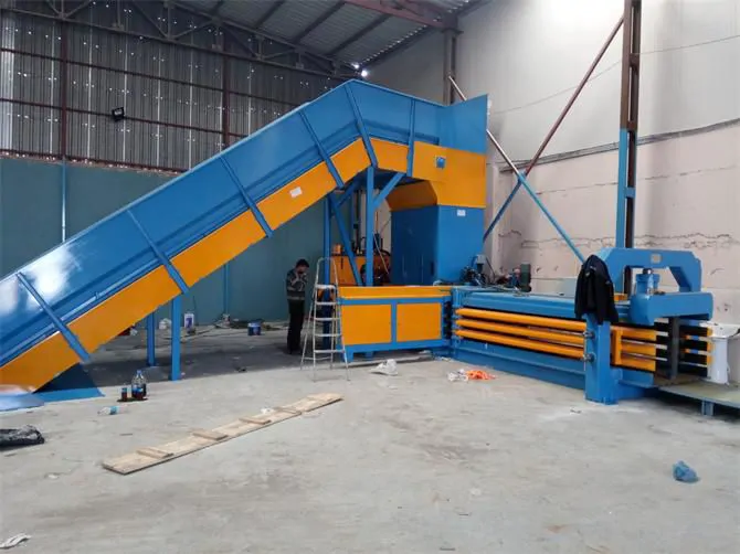 LKP 90 TON KAĞIT, LAYLON, PET ATIK PAKETLEME PRESİ