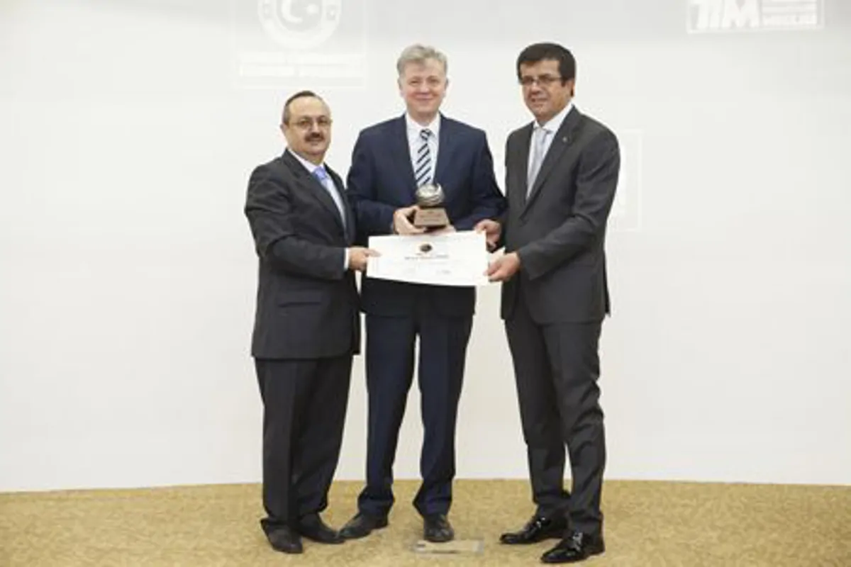 ŞANTES Receives Successful Exporter Award of 2014