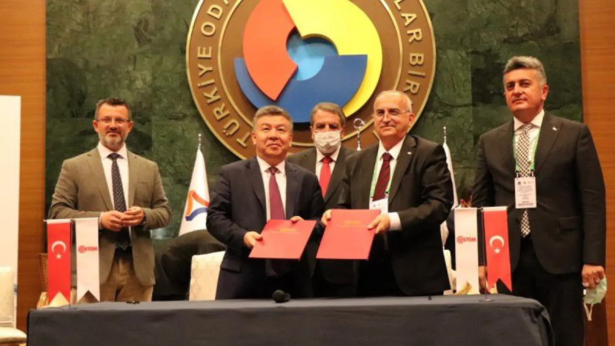 The Kyrgyzstan route has been opened to OSTİM.
