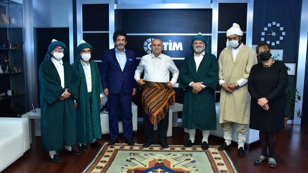 OSTİM Yönetim Kurulu Başkanı Orhan Aydın Şed Kuşandırıldı