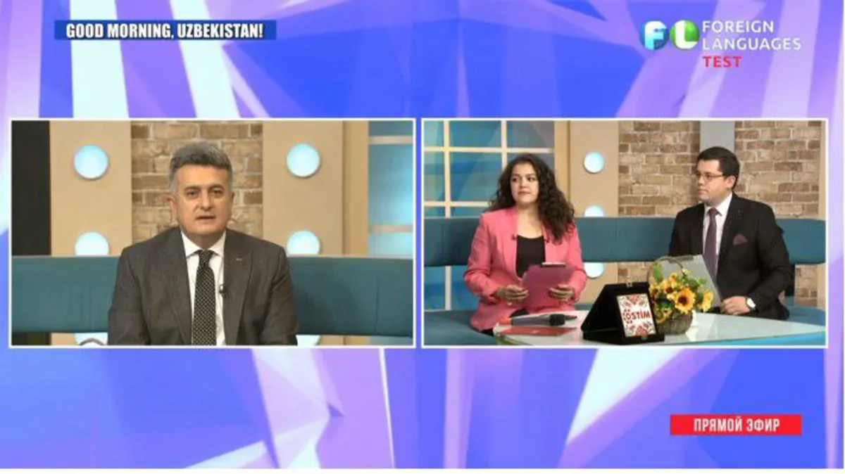 Adem Arıcı | Özbekistan Devlet Televizyonu Good Morning Programı